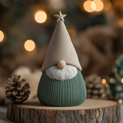 Gnome Vase - Lọ hoa trang trí Giáng sinh