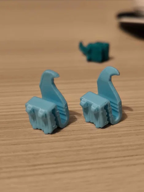 Croc Clip - Kẹp nhựa in 3D hình cá sấu (Phiên bản 3mm & 5mm) - Image 3