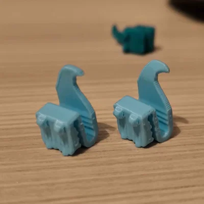 Croc Clip - Kẹp nhựa in 3D hình cá sấu (Phiên bản 3mm & 5mm)