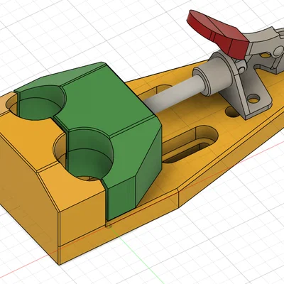 Crimp vise 12ga - Ê-tô hỗ trợ bấm vỏ đạn nạp thủ công in 3D