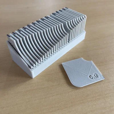 Thước đo bán kính Radius Gauge Convex Concave 2 trong 1