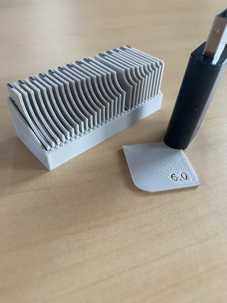 Thước đo bán kính Radius Gauge Convex Concave 2 trong 1 - Image 2