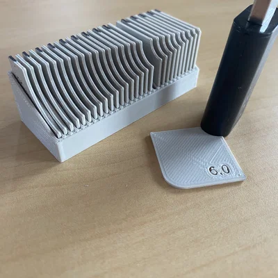 Thước đo bán kính Radius Gauge Convex Concave 2 trong 1