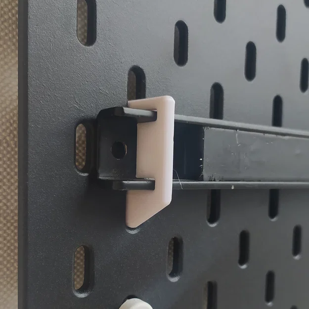 Ngàm gắn thanh nam châm Parkside lên bảng treo Skådis IKEA - Image 1