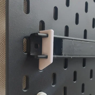 Ngàm gắn thanh nam châm Parkside lên bảng treo Skådis IKEA