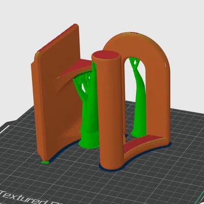 Giá treo giấy vệ sinh 3D kèm kệ để điện thoại tiện lợi