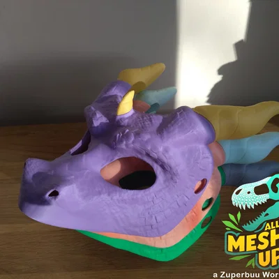 Mặt nạ hóa trang rồng phương Tây (Western Dragon Masquerade Mask)