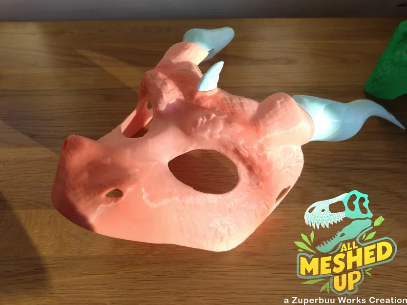 Mặt nạ hóa trang rồng phương Tây (Western Dragon Masquerade Mask) - Image 4