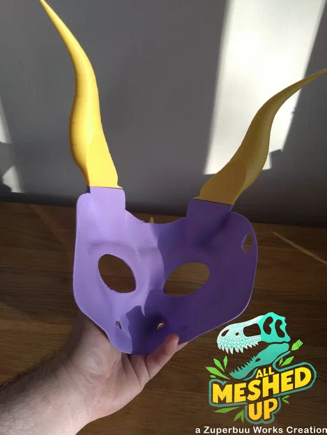 Mặt nạ hóa trang rồng phương Tây (Western Dragon Masquerade Mask) - Image 6