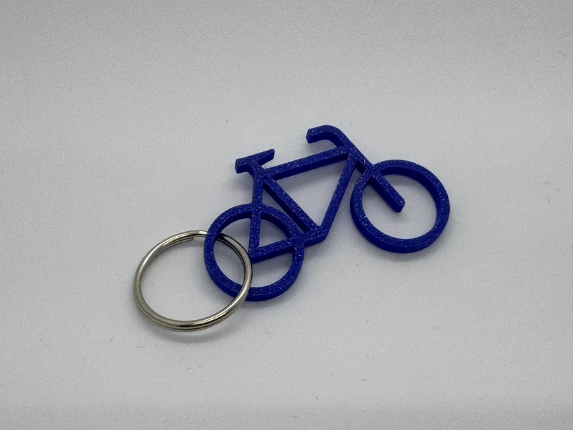 Móc khóa hình xe đạp bằng in 3D độc đáo và nhỏ gọn - Image 1
