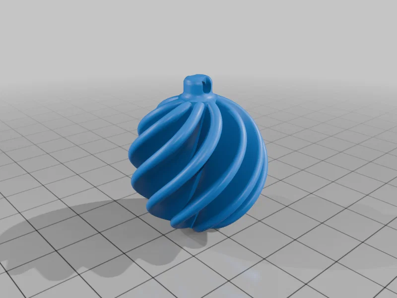 Bông tai quả cầu Giáng sinh - Mẫu in 3D phụ kiện thời trang độc đáo - Image 3