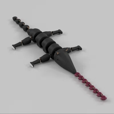 Mô hình thú ăn kiến (Articulated Anteater) in 3D linh hoạt, không cần support