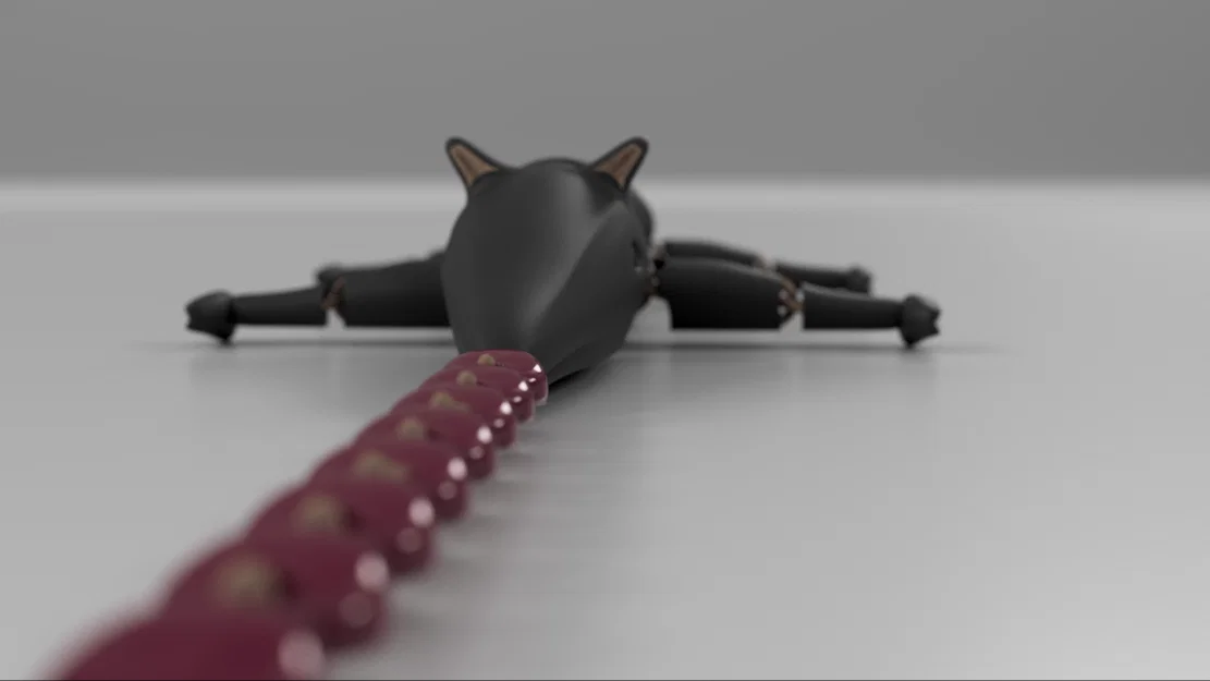 Mô hình thú ăn kiến (Articulated Anteater) in 3D linh hoạt, không cần support - Image 4