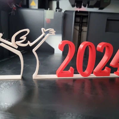 Mô hình trang trí La Linea 2024 in 3D độc đáo