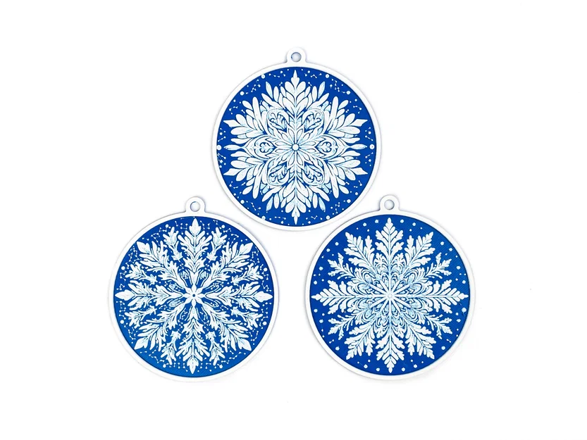 Snowflake Ornaments - Đồ trang trí bông tuyết tinh xảo - Image 3