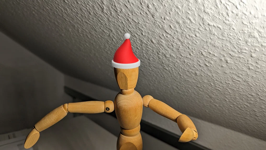 Mũ ông già Noel cho mô hình người gỗ IKEA GESTALTA - Image 1