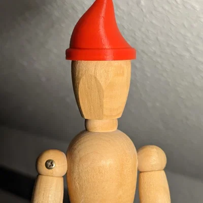 Mũ ông già Noel cho mô hình người gỗ IKEA GESTALTA