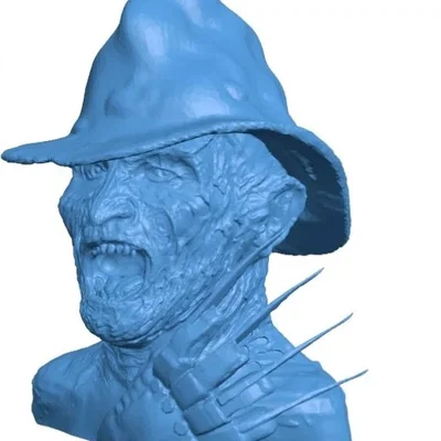 Mô hình 3D Freddy Krueger: Tượng nhân vật kinh dị cực chất