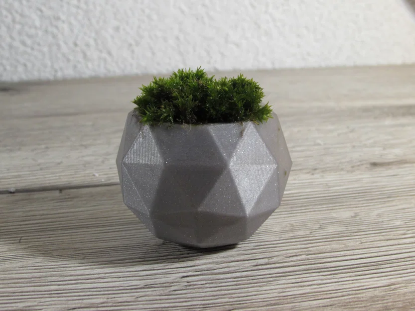 Chậu cây cảnh mini thiết kế đa diện Geodesic in 3D độc đáo - Image 3