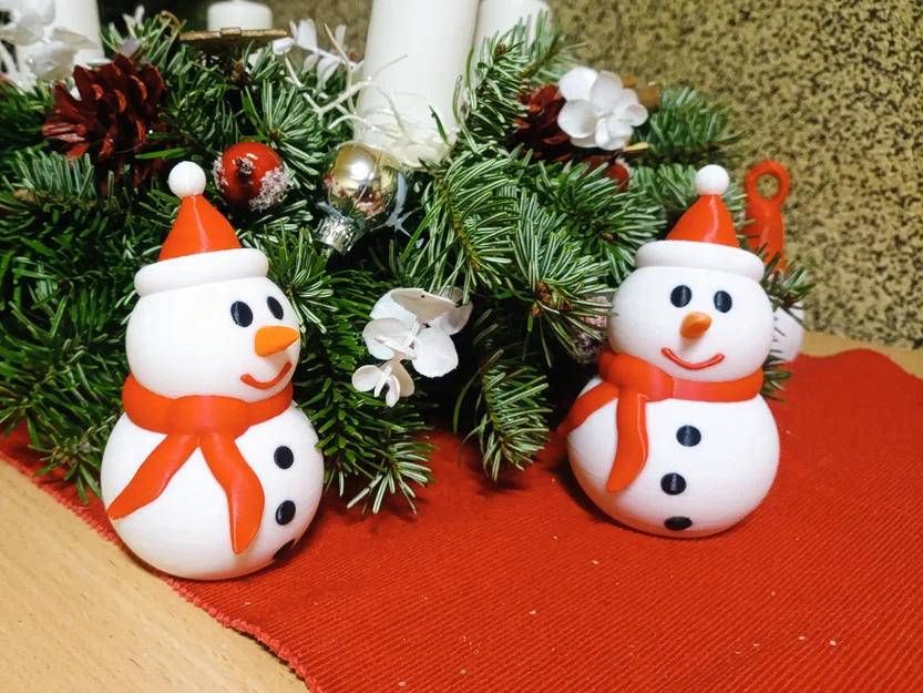 Mô hình Người Tuyết (Snowman) trang trí Giáng sinh - Image 2