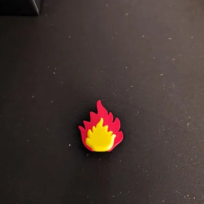 Thunder Road Vendetta - Token biểu tượng ngọn lửa đặt trên thẻ xe