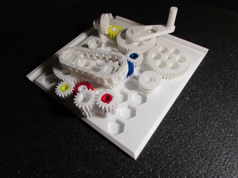 Interactive Gear Board – Đồ chơi lắp ráp cơ khí chuyển động không giới hạn - Image 2