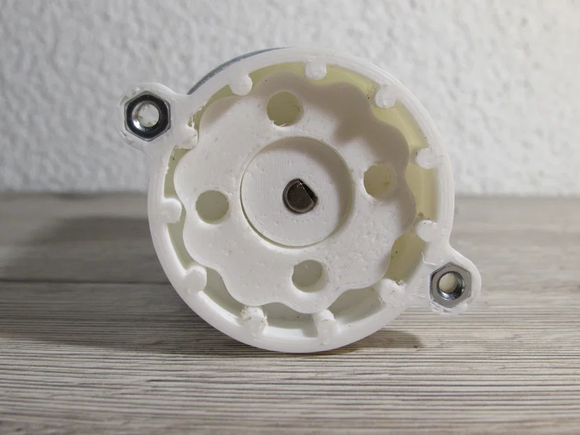 Hộp số Cycloid cho motor DC 775 - Image 3