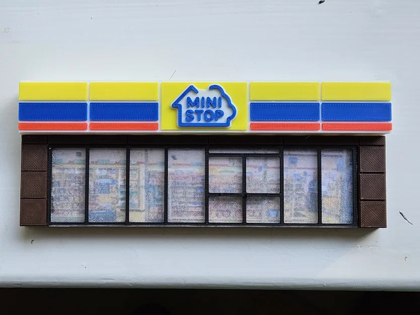 Mô hình cửa hàng tiện lợi Mini Stop tỷ lệ 1:64 cho dân chơi Hot Wheels - Image 1