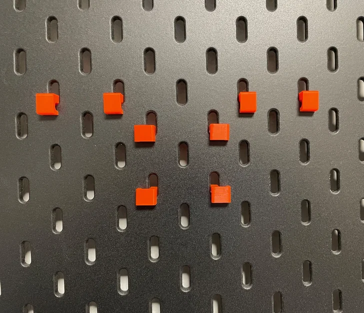 Kẹp giữ dây cáp cho bảng treo Ikea Skadis - Image 2