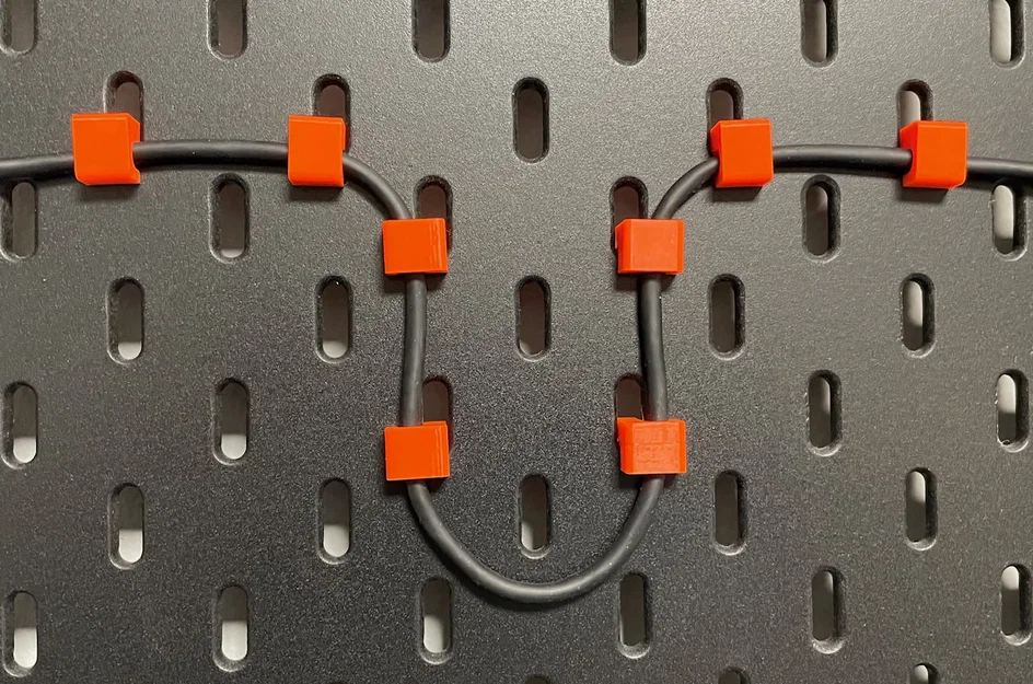 Kẹp giữ dây cáp cho bảng treo Ikea Skadis - Image 3