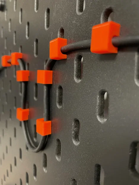 Kẹp giữ dây cáp cho bảng treo Ikea Skadis - Image 4