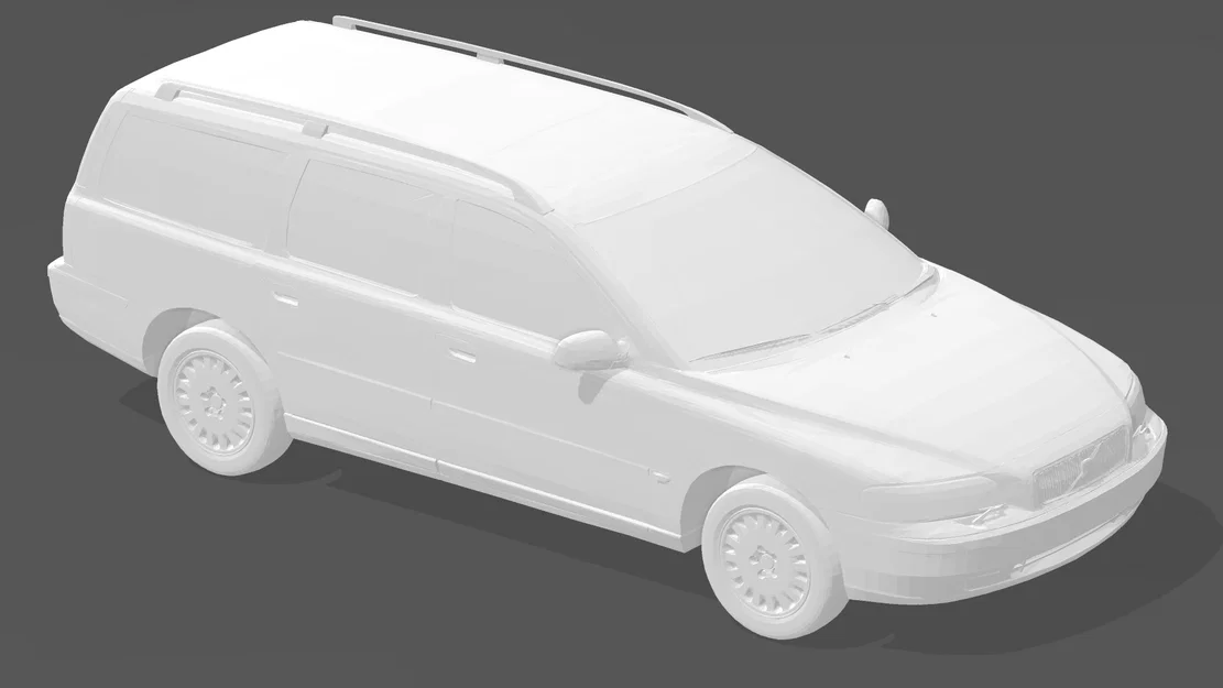 Mô hình xe Volvo V70 2000-2008 in 3D chi tiết - Image 1