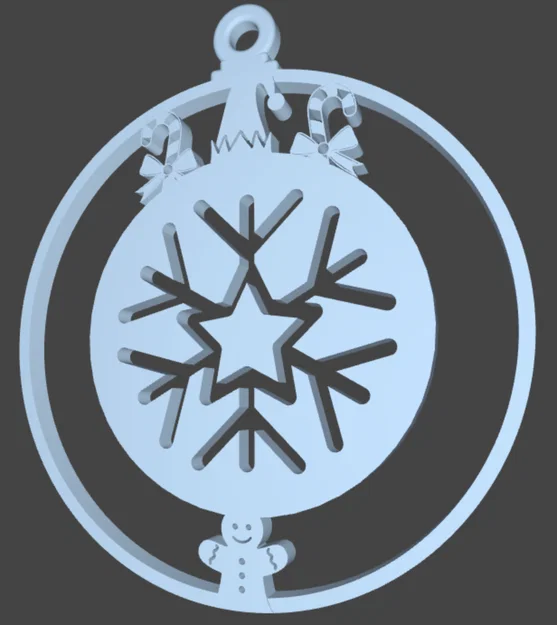 Mẫu trang trí cây thông Noel hình bông tuyết in 3D đẹp mắt - Image 4