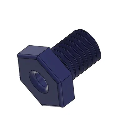 Bu-lông rỗng ren 1/2"-13 cho giá treo xe đạp 1up