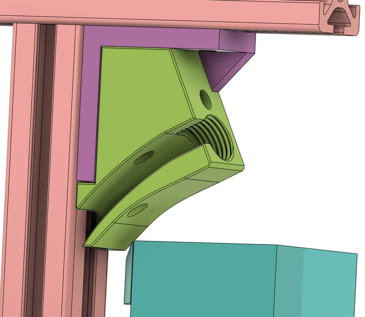 Gá đỡ PG7 cho thanh nhôm 2040 - Image 2