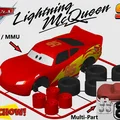 Mô hình Kit Card Lightning McQueen (Phim Cars của Disney Pixar) - Thumbnail 1