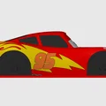 Mô hình Kit Card Lightning McQueen (Phim Cars của Disney Pixar) - Thumbnail 6