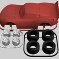 Mô hình Kit Card Lightning McQueen (Phim Cars của Disney Pixar) - Thumbnail 9