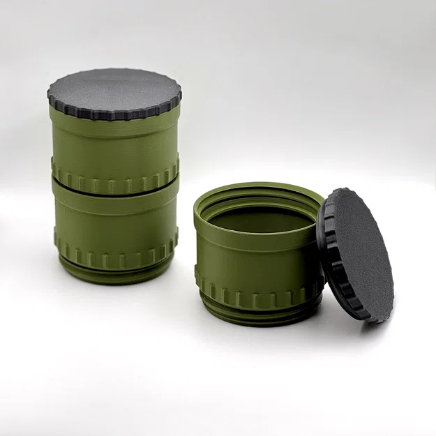 Hộp đựng đồ đa năng xếp chồng dạng tròn tiện lợi cho mọi không gian - Image 1