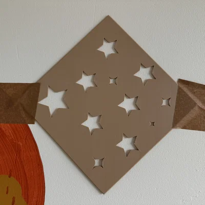 Khuôn vẽ hình ngôi sao (Stars stencil)