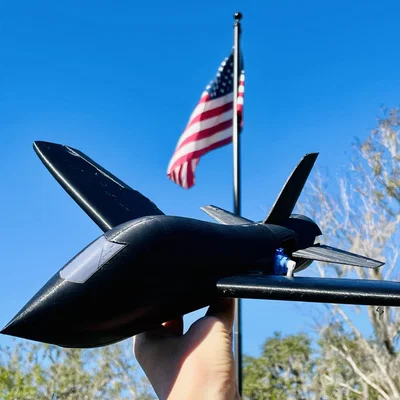 Mô hình máy bay Black Falcon 50mm EDF RC tích hợp FPV (có càng đáp)