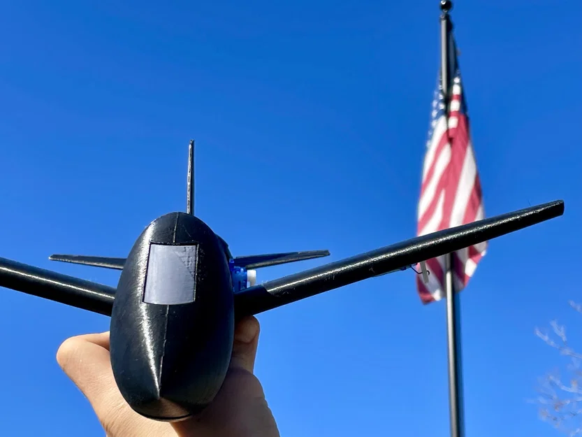 Mô hình máy bay Black Falcon 50mm EDF RC tích hợp FPV (có càng đáp) - Image 2