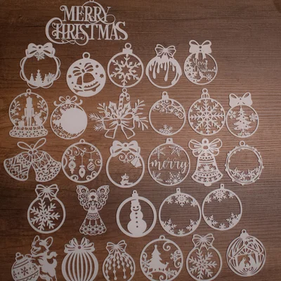 Bộ 29 mẫu trang trí cây thông Noel in 3D độc đáo