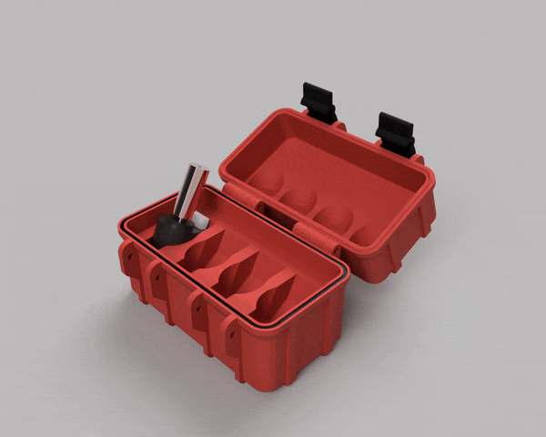 Hộp đựng vòi phun bền chắc cho máy in 3D Flashforge Adventurer 5M - Thumbnail 2