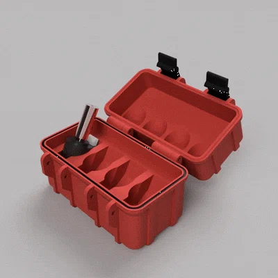 Hộp đựng vòi phun bền chắc cho máy in 3D Flashforge Adventurer 5M