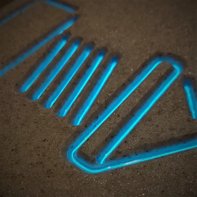 Bảng hiệu Nozzle Neon (Sử dụng dây EL Wire)