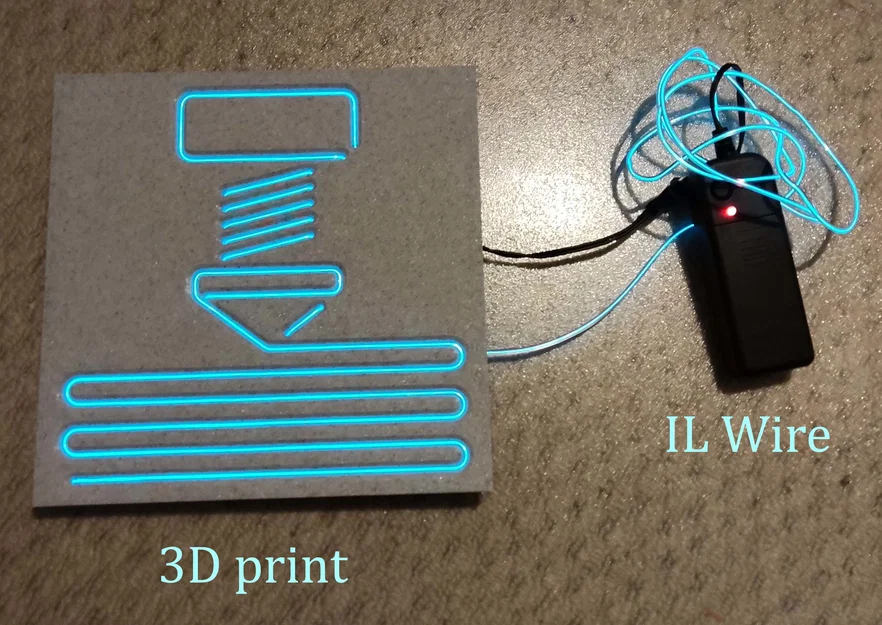 Bảng hiệu Nozzle Neon (Sử dụng dây EL Wire) - Image 5