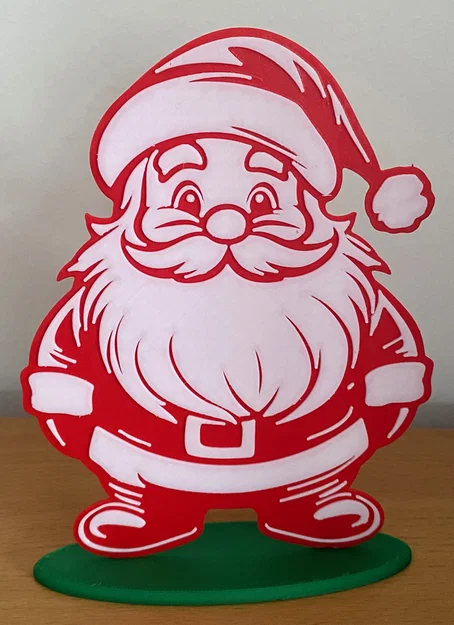 Chân đế cho mô hình Ông già Noel trang trí tường / Giáng sinh (Mở rộng) - Image 1