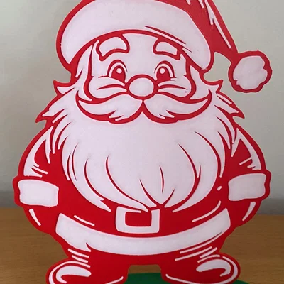 Chân đế cho mô hình Ông già Noel trang trí tường / Giáng sinh (Mở rộng)