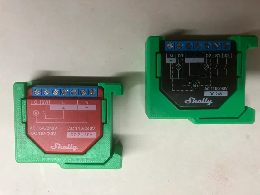 v2.0 - Giá đỡ DIN rail tối ưu cho Shelly Plus kèm công cụ tháo rời - Image 3